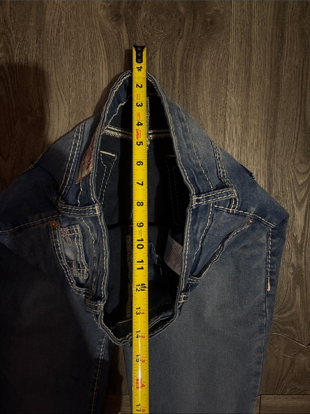 True Religion Light Blue Flared Jeans - Picture 9 of 16